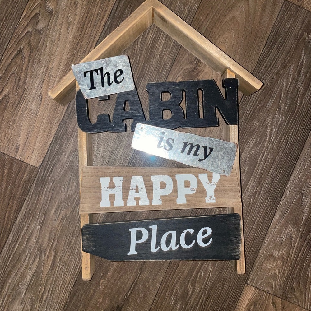 Cabin sign